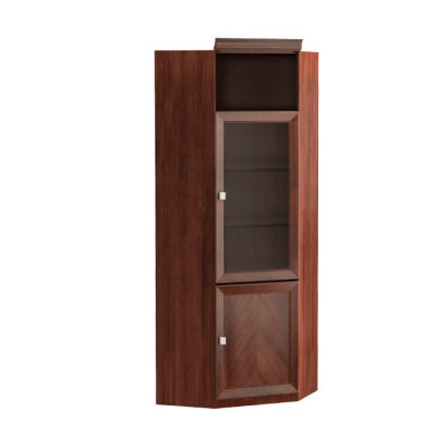 Corner cupboard, cupboard, wooden cupboard, bookcase, cupboard chest of drawers, office wardrobe