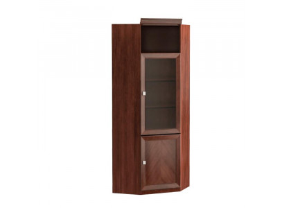 Corner cupboard, cupboard, wooden cupboard, bookcase, cupboard chest of drawers, office wardrobe