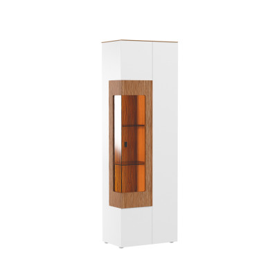 Glass display cabinet living room showcase 1-door display tall cabinet modern