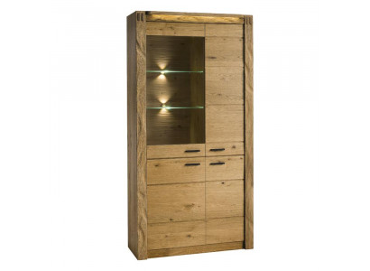 Display cabinet chest living room glass shelf display shelves wood cabinets new