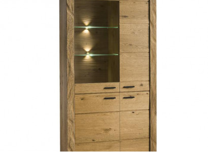 Display cabinet chest living room glass shelf display shelves wood cabinets new