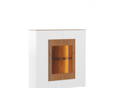Showcase glass cabinet living room display 1-door showcase tall cabinet sideboard