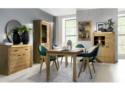 Extendable designer wooden table dining living room wood tables new 160/200cm new