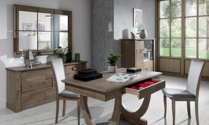 Modern Large Mirror Wall Mirror Real Wood Frame Hanging Mirror New 146x105cm