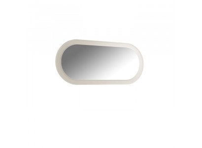 Mirror Wooden Frame Large Wall Mirror Classic Design Oval Wood Frame 150cm
