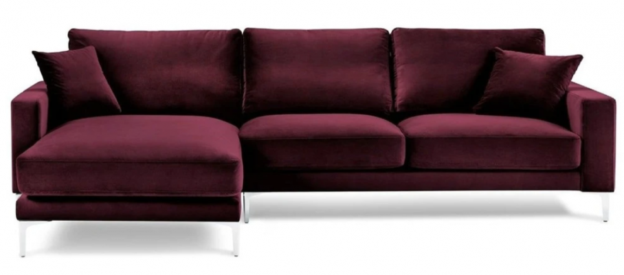 Red Burgundy Corner Sofa Design Couches Upholstered Sofa Sofas Italian Furniture Design