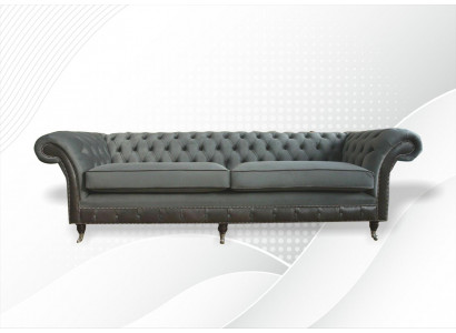 Chesterfield Original Furniture 4 Seater Couch Upholstered Sofas Couches