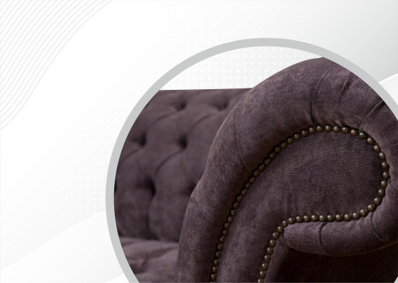 XXL Big Sofa Couch Chesterfield 265cm Upholstered Sofa 4-Seater Leather
