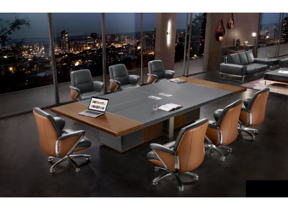 Modern XXL office conference table, dining room meeting table