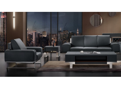 Design sofa seat cushion couch group set furniture leather 3 1-seater