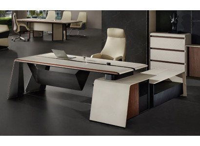 Design office desk table chair furnishings corner desk with chair 2-piece set.