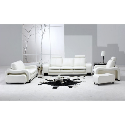 Sofa set Couch USB Sofa Leather Suite Seating Living Landscape 3+2+1 Seater New