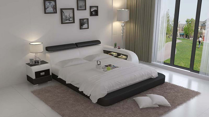 Bed with USB Upholstered Bed Luxury Bed Double Bed Matrimonial Bed Beds 140/160/180 LB8801