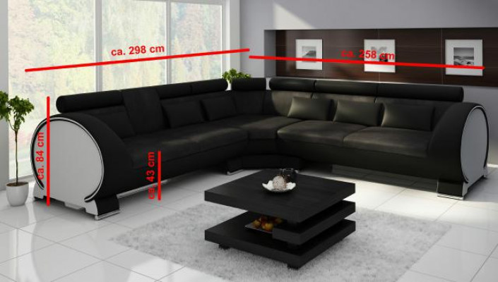 Living room landscape couch upholstered sofa seating corner corner living room landscape set LT01 NEW