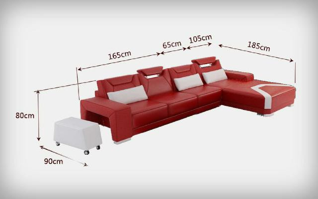 Living Landscape Upholstered Corner Corner Sofa Couch Suite Landscape Leather PH739B New