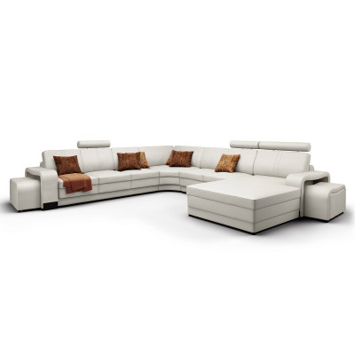 Leather sofa couch living landscape corner sofa corner set design modern sofa
