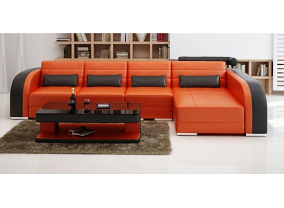 Big Couch Sofa Living Area Upholstery Corner Leather Sofa Set Couches Bergamo