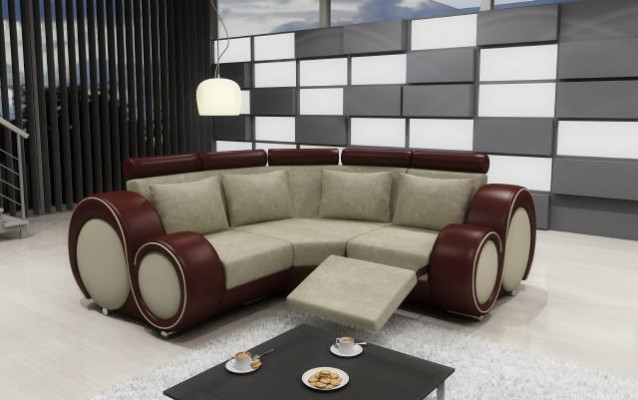 Modular sofa, couch, upholstered living area, fabric corner sofas, suite, cloth BER-X