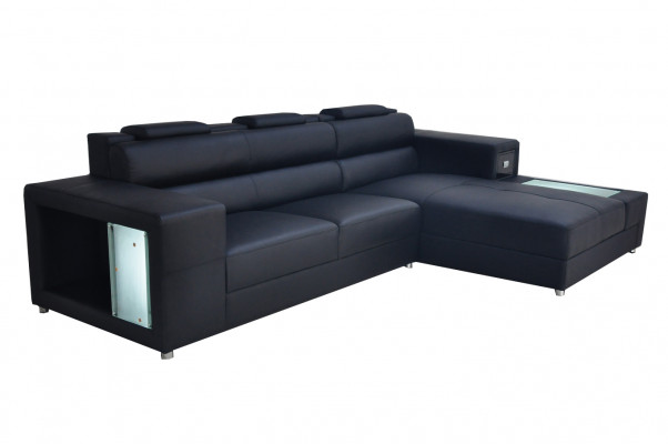 Design seat leather upholstery corner leather corner landscape room new living