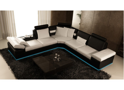 Leather sofa sofa couch living room corner sofa set design modern sofa K5014B