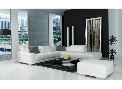 Leather sofa couch living landscape corner sofa corner suite design modern L K5002C
