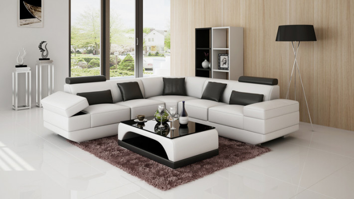Leather sofa couch living landscape modern corner sofa corner sofa design suite