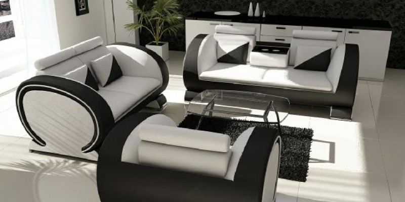 Leather sofa set couch upholstery leather suite couches sofas 3+2+1