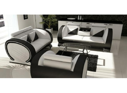Leather sofa set couch upholstery leather suite couches sofas 3+2+1