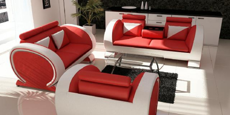 Leather sofa set couch upholstery leather suite couches sofas 3+2+1