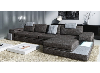 Design leather sofa set couch upholstery living landscape corner textile