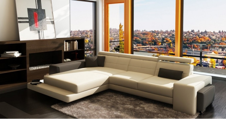 Corner sofa upholstery couch sofa living landscape seating corner suite textile leather