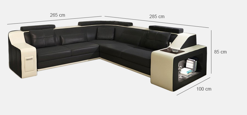 Stylish Living L-shaped Faux Leather Sofa for Ultimate Comfort