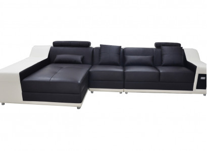 Corner Leather Modern XXL Couch Living Area Leather Sofa Sofa L-Shape B2017B