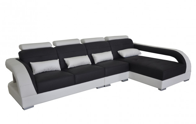 Leather corner sofa couch upholstery sofas living landscape luxury suite