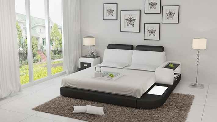 Designer bed upholstered bed luxury bed double bed king-size bed beds 140/160/180 cm
