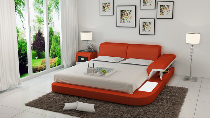 Designer bed upholstered bed luxury bed double bed marriage bed beds 140/160/180 cm