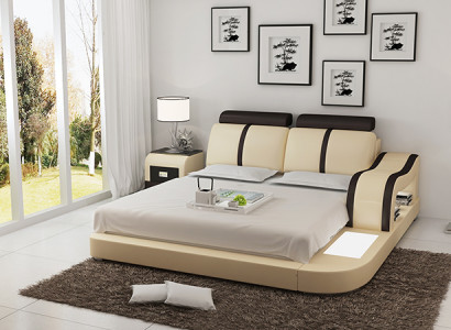 Bed Design Luxury Luxury Beds Leather Modern Bedroom 140/160/180 cm