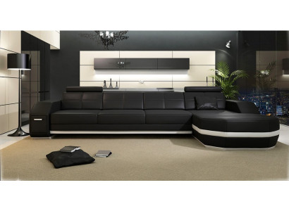 Design corner sofa couch upholstery corner set leather sofa corner living landscape PH300B