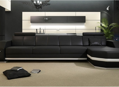 Design corner sofa couch upholstery corner set leather sofa corner living landscape PH300B