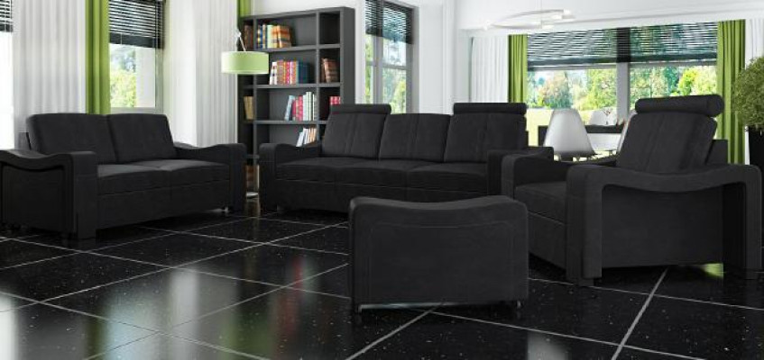 Upholstered Fabric Sofa Set Couch Sofa Suite Fabric Sofa 3+2+1 Living Room Set