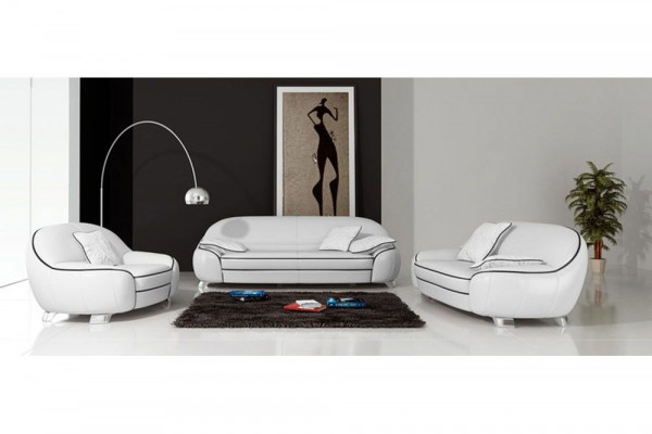 Sofa Set Couch Upholstery Sofa Set 3+2+1 Leather Couches Sofas Complete 2705