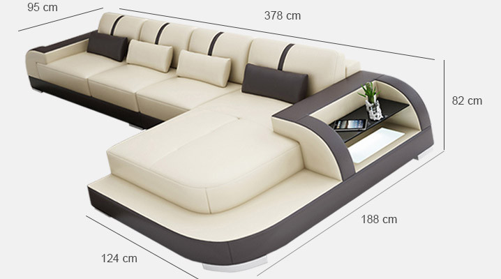 Elegance meets comfort: the ultimate L-shaped sofa for your modern living room.