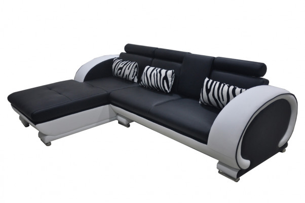 Corner sofa leather couch corner set living corner landscape L shape upholstery new design