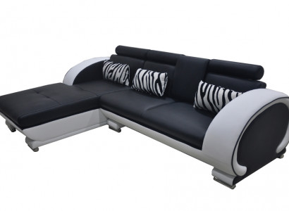 Corner sofa leather couch corner set living corner landscape L shape upholstery new design