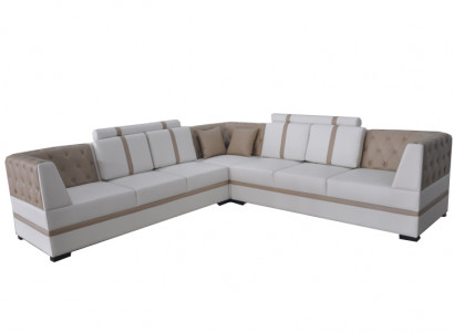 Leather sofa couch living landscape corner set design modern sofa A1128