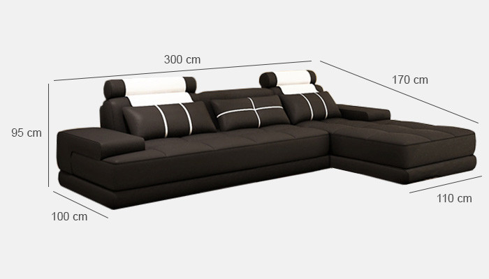 Corner sofa upholstered couch sofa living landscape corner seating set leather textile Paris