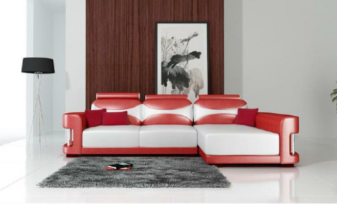 Corner sofa corner sofa set couch upholstery leather living landscape chaise lounge Wies