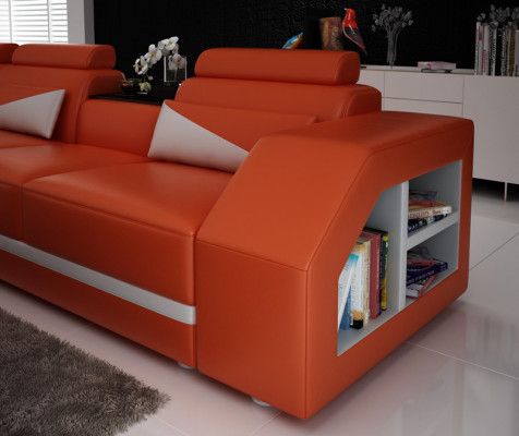 Leather Sofa Couch Living Landscape Corner Sofa Corner Set Design Modern Sofa G8018B