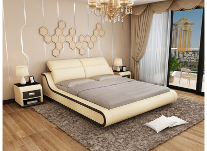 Bed with USB Padding Bed Double Bed Marriage Bed Beds 140/160/180 LB8835