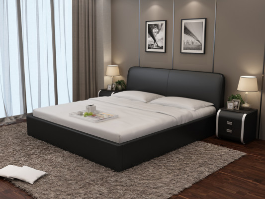 Designer bed upholstered bed luxury bed double bed marriage bed beds 140/160/180 LB8836